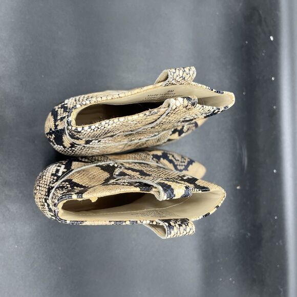 Gibson Latimer womens snakeskin goat leather ankle bootie size 6M - Picture 5 of 7